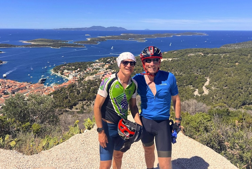 Hvar cyclist panorama